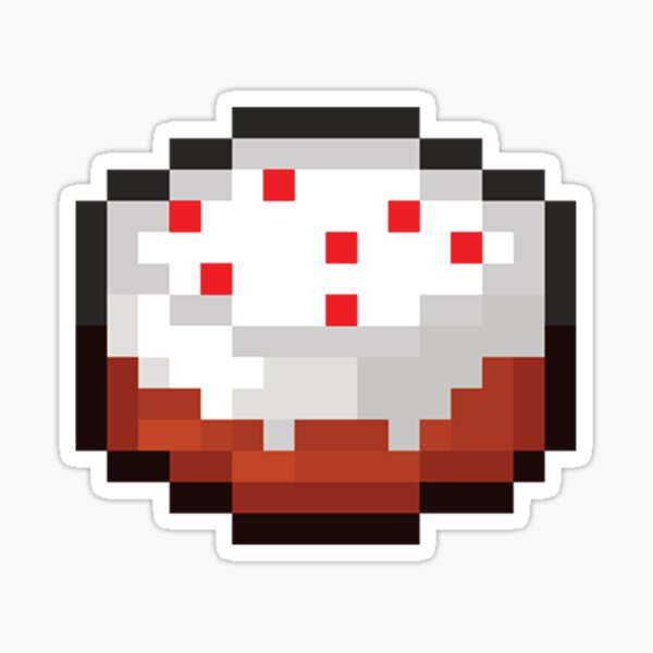 Minecraft Cake Stickers for Sale | Redbubble