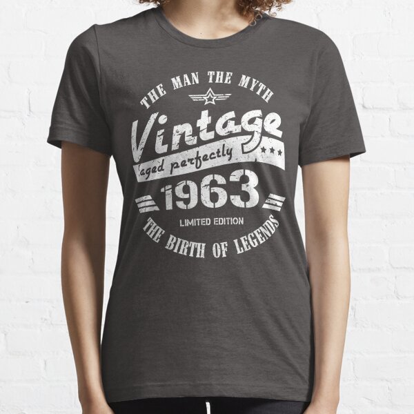 Vintage 1963 - 59th Birthday Gift For Men Essential T-Shirt