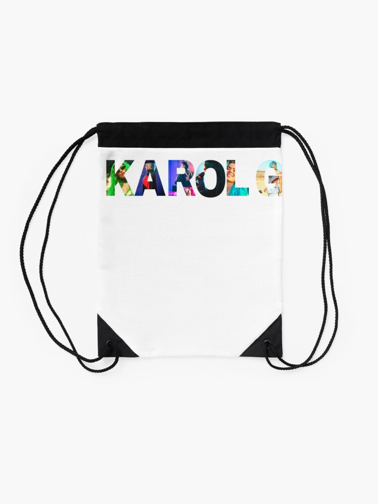 Disover Karol G original design t shirt | sticker Drawstring Bag