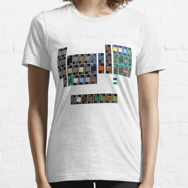 Tableau périodique de Minecraft Premium T-shirt essentiel