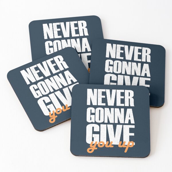 Item preview, Never Gonna Give You Up shirt, Lyrics designed and sold by graphic-genie.