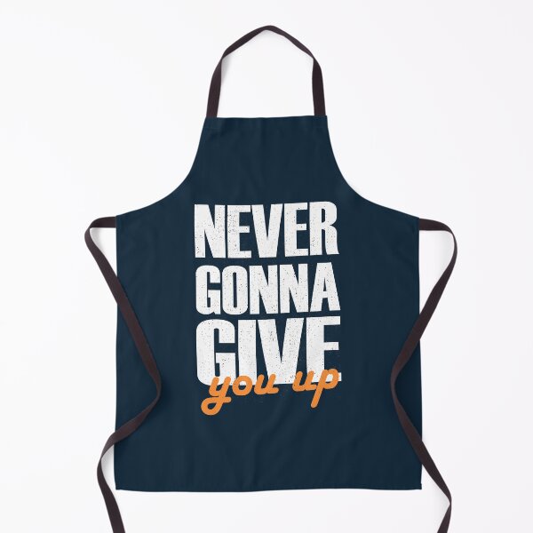 Item preview, Never Gonna Give You Up shirt, Lyrics designed and sold by graphic-genie.