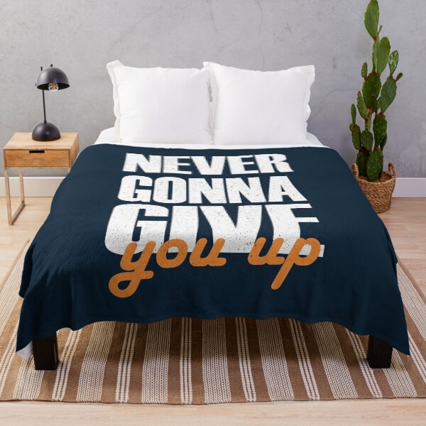 Item preview, Never Gonna Give You Up shirt, Lyrics designed and sold by graphic-genie.
