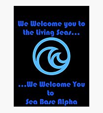 Sea Base Alpha Photographic Print
