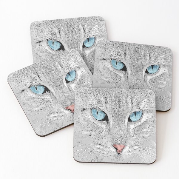 Item preview, Grumpy gray cat color art designed and sold by artdragongift 15.