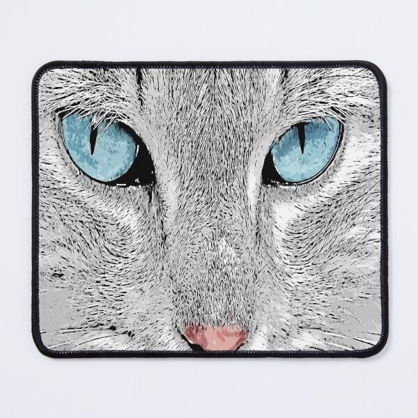 Item preview, Grumpy gray cat color art designed and sold by artdragongift 15.