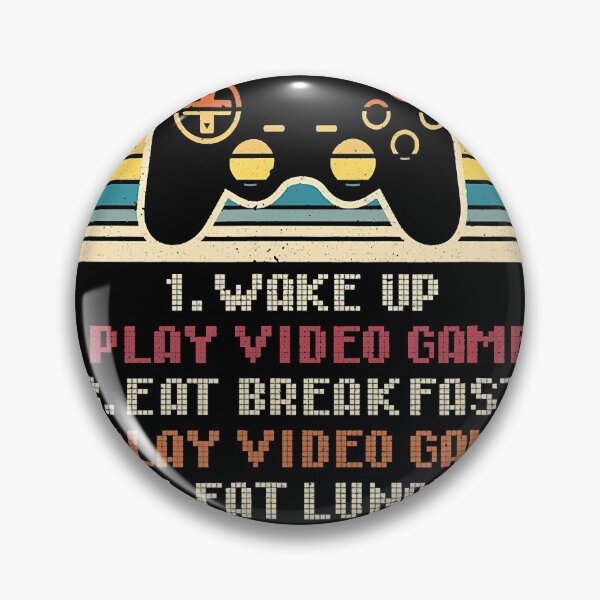 Item preview, My Perfect Day Video Games Funny Vintage Gamer designed and sold by JodyBoling.