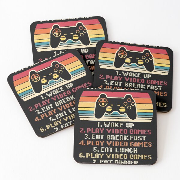Item preview, My Perfect Day Video Games Funny Vintage Gamer designed and sold by JodyBoling.