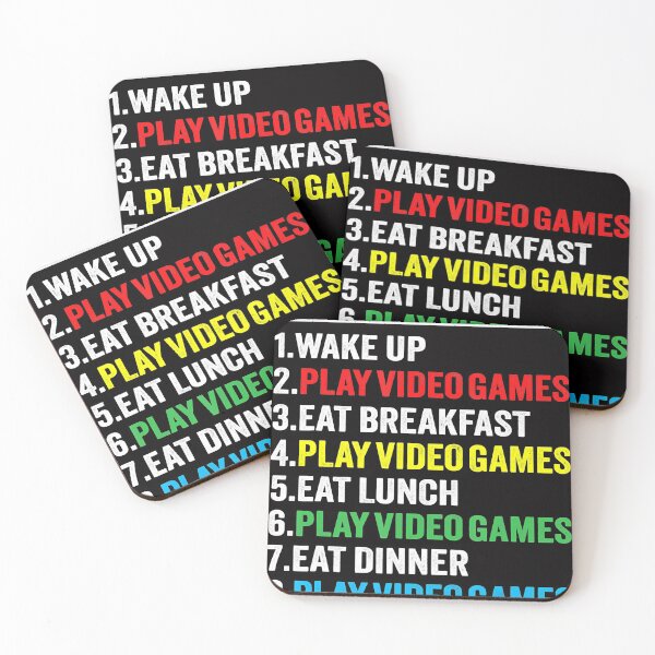 Item preview, My Perfect Day Video Games Funny Vintage Gamer designed and sold by JodyBoling.