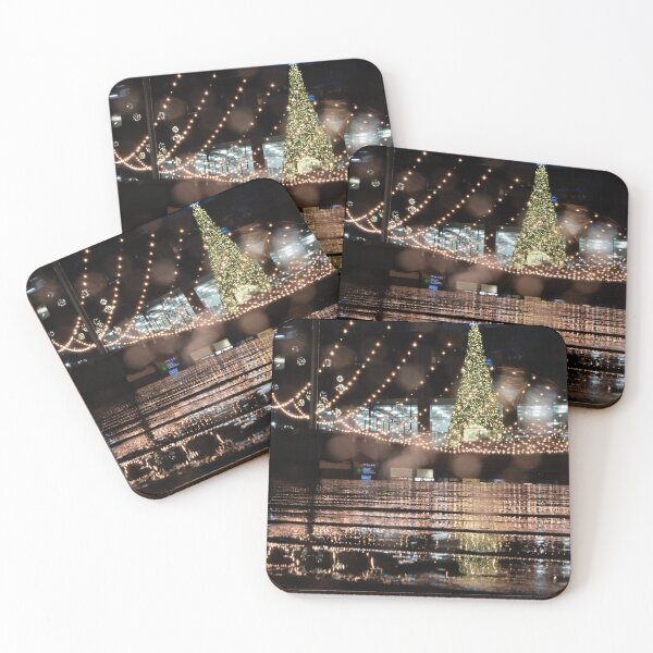 Item preview, Christmas tree lights in the rain designed and sold by mparnisari.