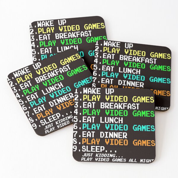 Item preview, My Perfect Day Video Games Funny Vintage Gamer designed and sold by JodyBoling.