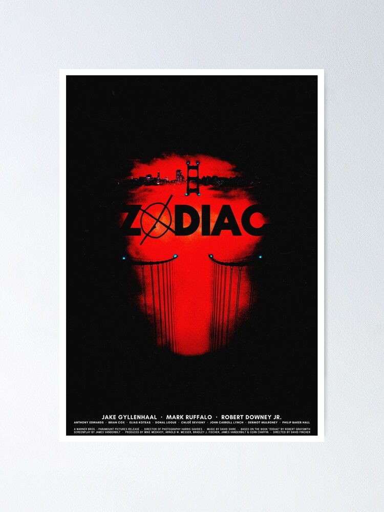 Zodiac 2007 Movie poster design