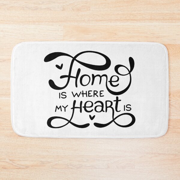 Item preview, Home is where my heart is. Calligraphic inscription. designed and sold by ElenaKud.