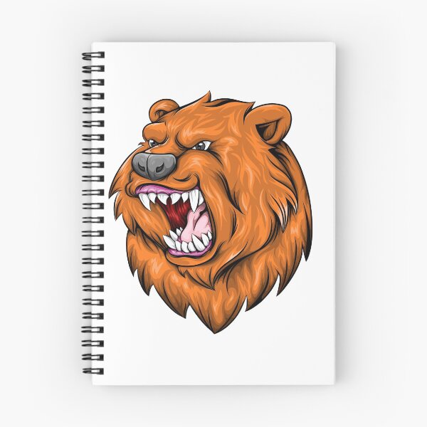 Item preview, Bear Head Roar Mascot  designed and sold by MariaFionawati.