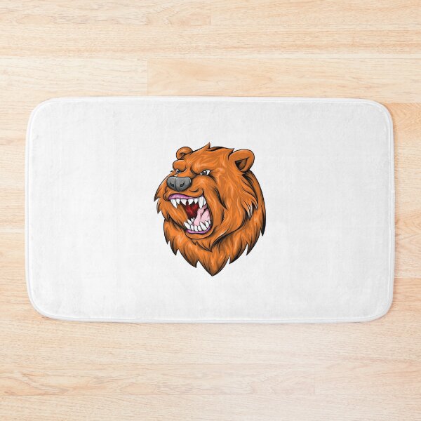 Item preview, Bear Head Roar Mascot  designed and sold by MariaFionawati.
