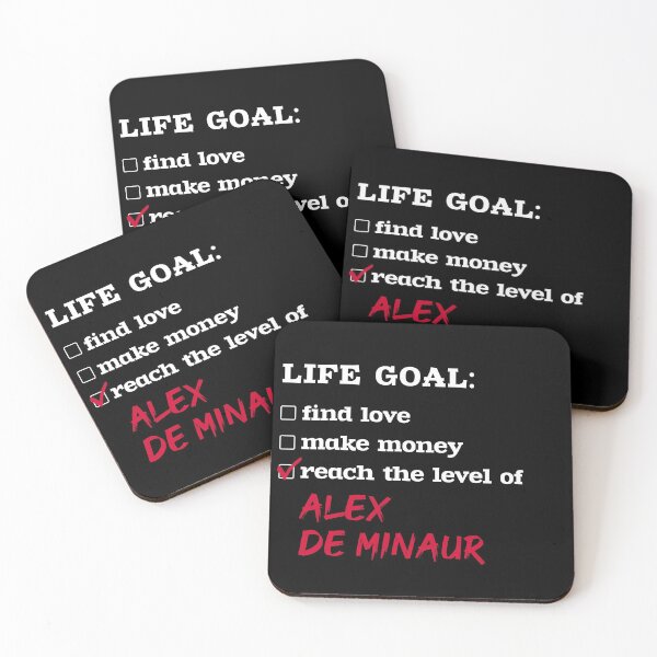 Item preview, Life goal - Alex de Minaur designed and sold by 2Girls1Shirt.