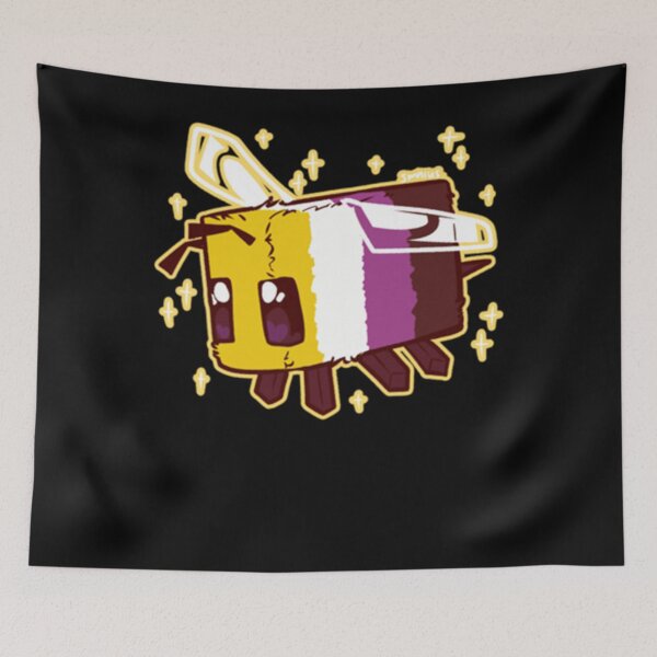 Item preview, Non-Binary Pride Minecraft Bee Classic designed and sold by AnnaCarter70.
