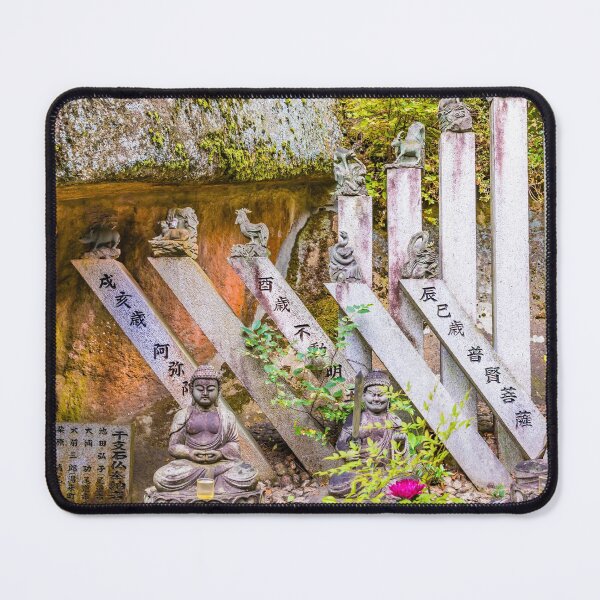Item preview, Buddha statues at Senko-ji temple designed and sold by Lyl Dil Creations.