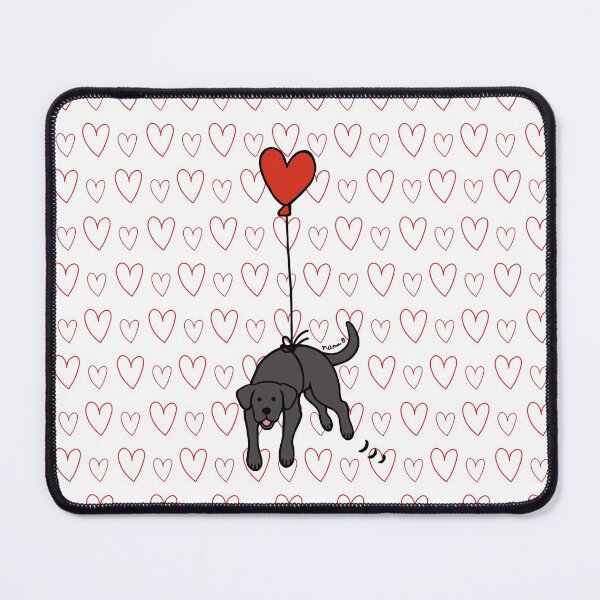 Item preview, Black Labrador Floating in the Air designed and sold by HappyLabradors.