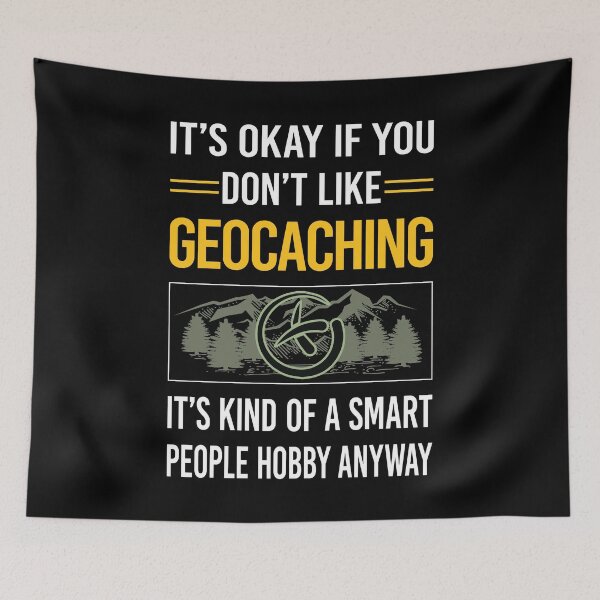 Item preview, Funny Smart People Geocaching Geocache Geocacher designed and sold by jiggleterrified.