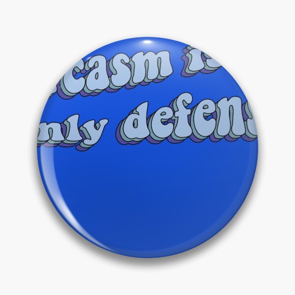 Item preview, sarcasm is my only defense Sticker  designed and sold by SylviaPagel.