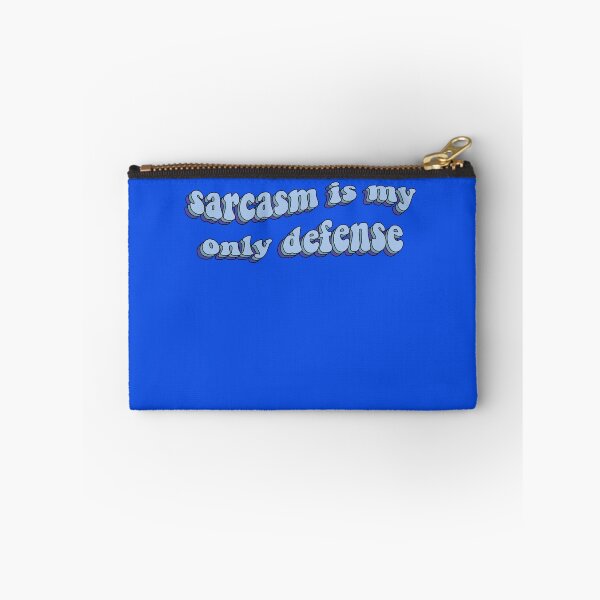 Item preview, sarcasm is my only defense Sticker  designed and sold by SylviaPagel.