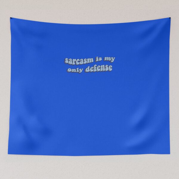 Item preview, sarcasm is my only defense Sticker  designed and sold by SylviaPagel.