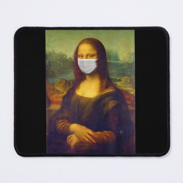 Item preview, Mona Lisa Mouth Guard FFP2 Mask Cold Influenza Corona Virus designed and sold by urban-design.