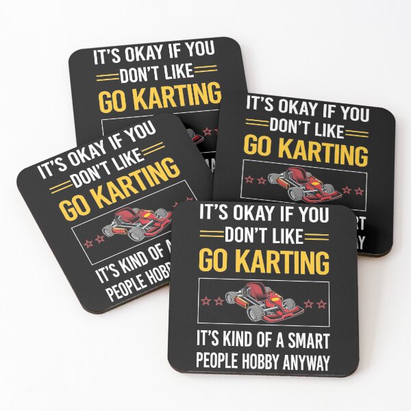 Item preview, Funny Smart People Go Karting Kart designed and sold by jiggleterrified.