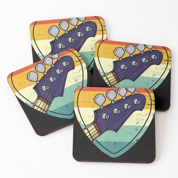 Item preview, Retro Bass Guitar Pick Vintage Guitarist Bassist Strings designed and sold by JodyBoling.