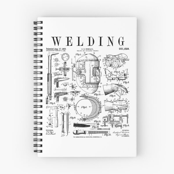 Item preview, Welder Welding Mask Torch And Tools Vintage Patent Print designed and sold by GrandeDuc.