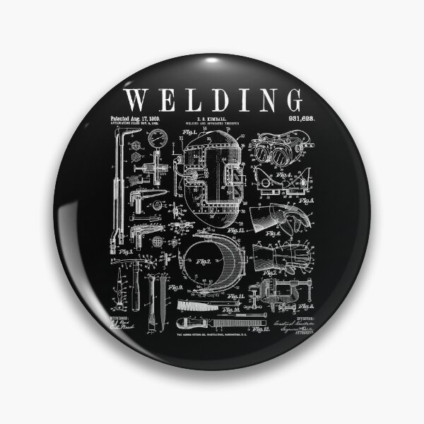 Item preview, Welder Welding Mask Torch And Tools Vintage Patent Print designed and sold by GrandeDuc.