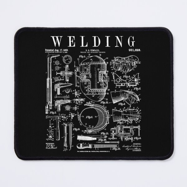 Item preview, Welder Welding Mask Torch And Tools Vintage Patent Print designed and sold by GrandeDuc.