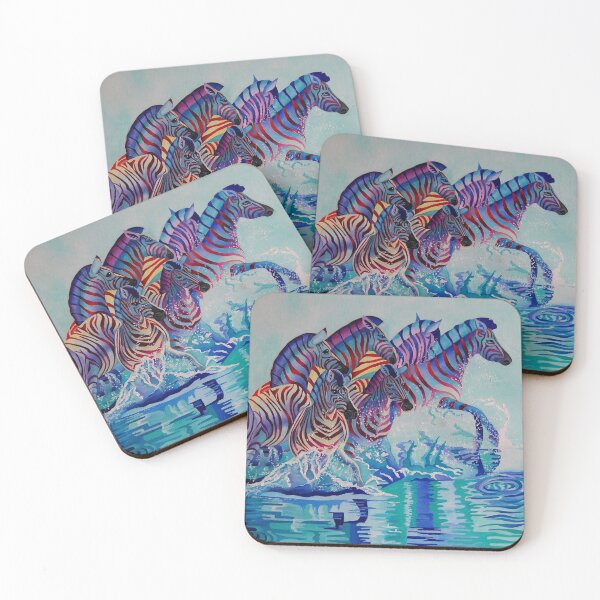Item preview, Bathing Zebras designed and sold by Tatyana Binovska.