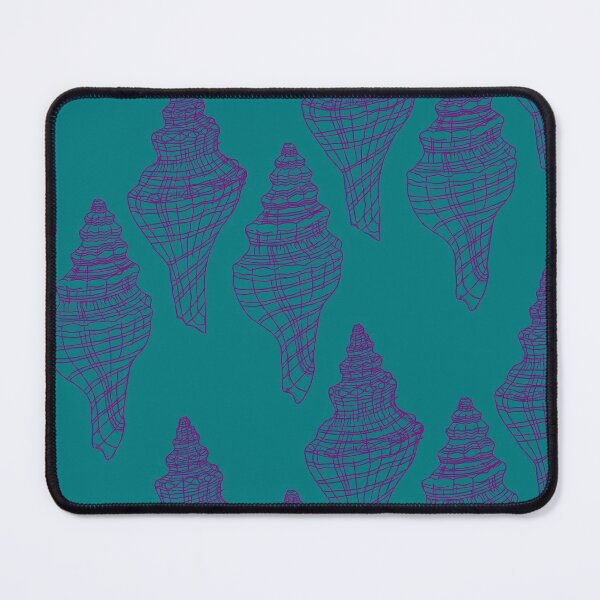 Item preview, Spiral Sea Shell contour drawing pattern designed and sold by SubmergeArt.