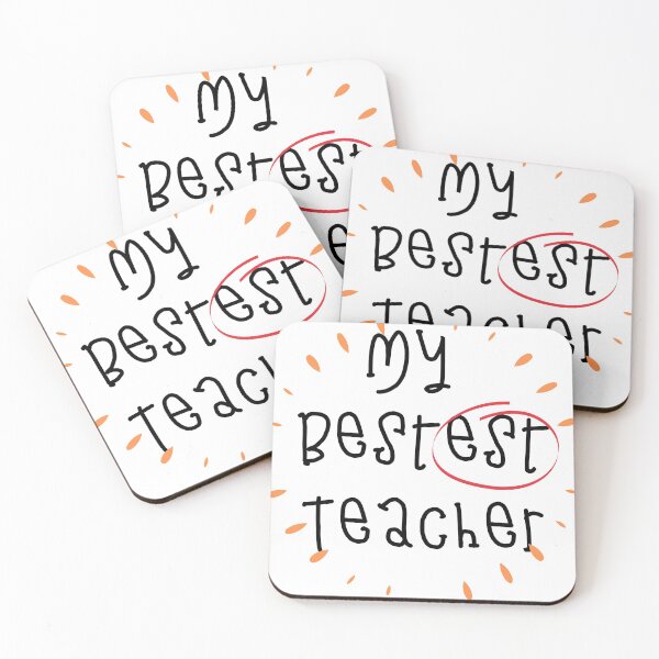 Item preview, My bestest Teacher designed and sold by AshStylz.