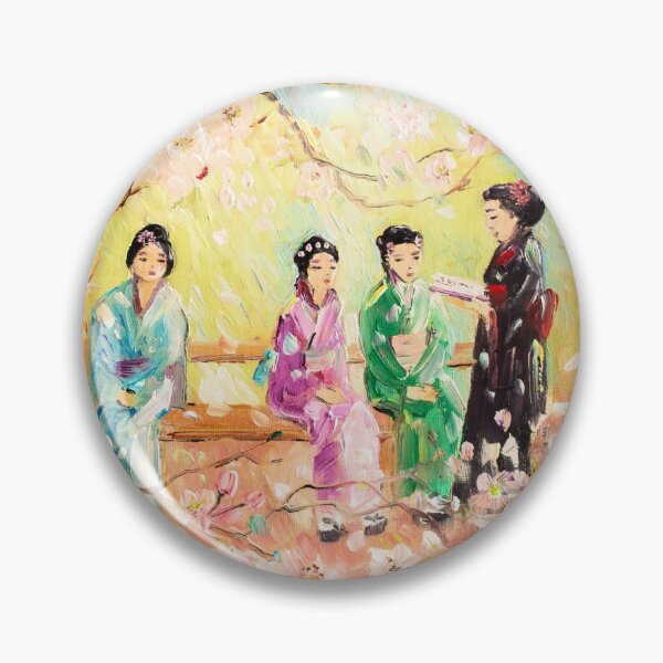 Item preview, Japanese Women Recite Poetry Under Sakura designed and sold by Natalia_Shchip.