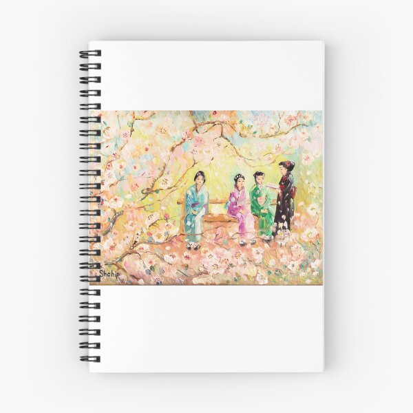 Item preview, Japanese Women Recite Poetry Under Sakura designed and sold by Natalia_Shchip.