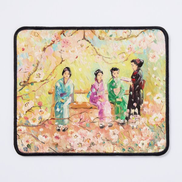 Item preview, Japanese Women Recite Poetry Under Sakura designed and sold by Natalia_Shchip.