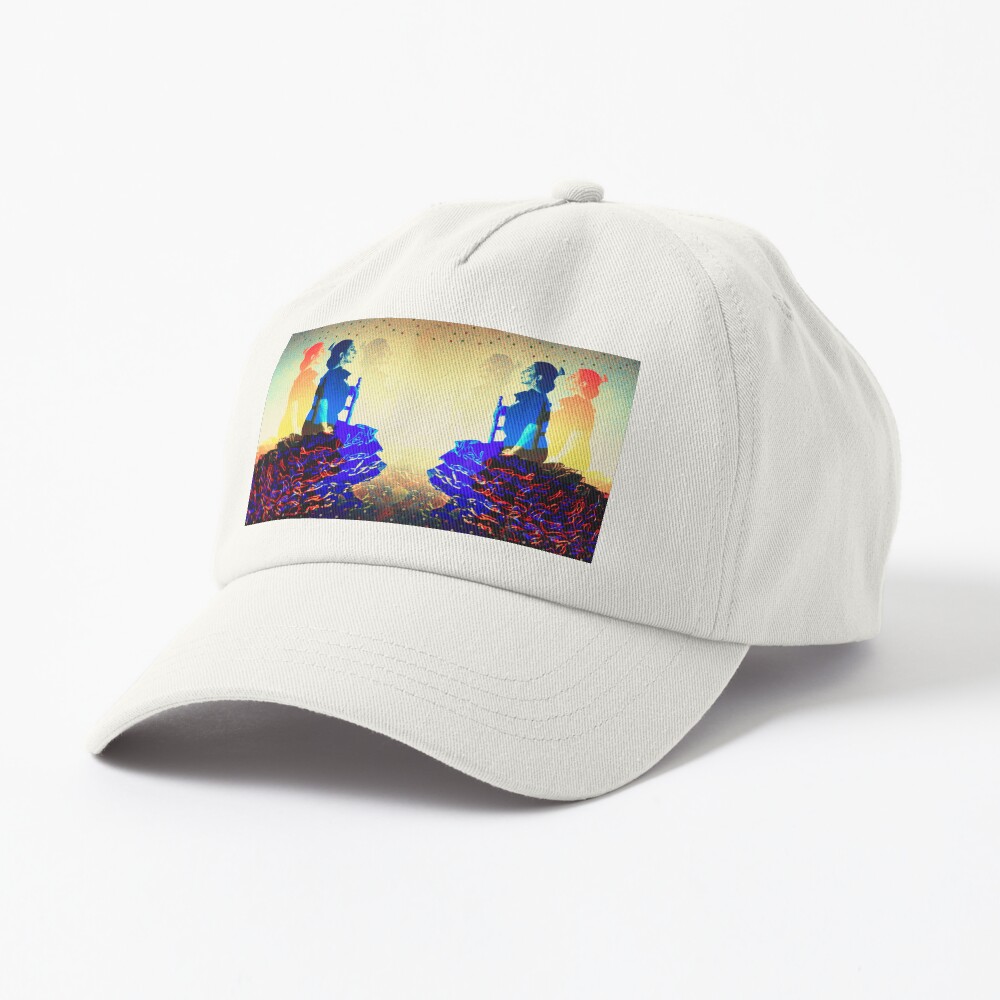 Vista previa del artículo con la obra «Dad hat», diseñado y vendido por danimota.