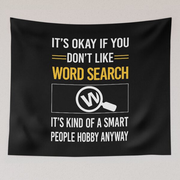 Item preview, Funny Smart People Word Search designed and sold by RandalDavis.
