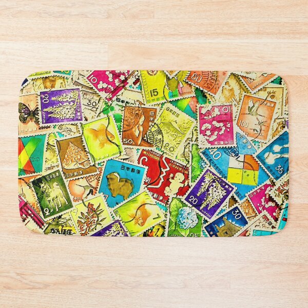 Item preview, Vintage Japanese Stamps  designed and sold by Guy Christophe Tixier.