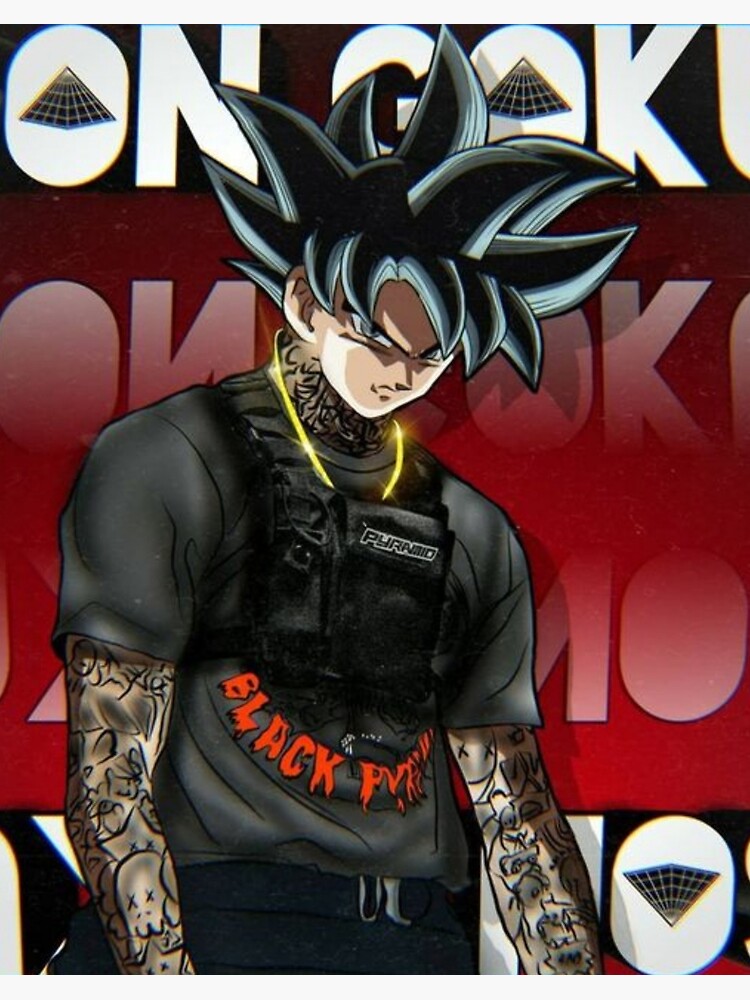 Hood Goku T Shirt Art Board Print for Sale by rabaie Redbubble