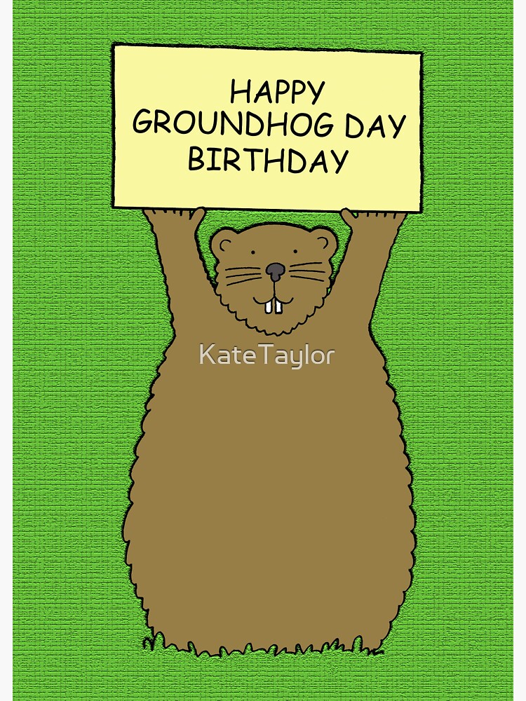 groundhog day birthday images