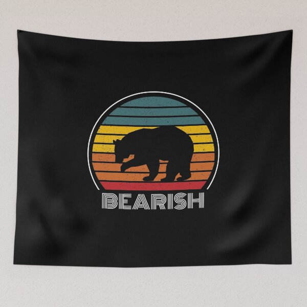 Item preview, Bearish Retro Style designed and sold by 9N20.