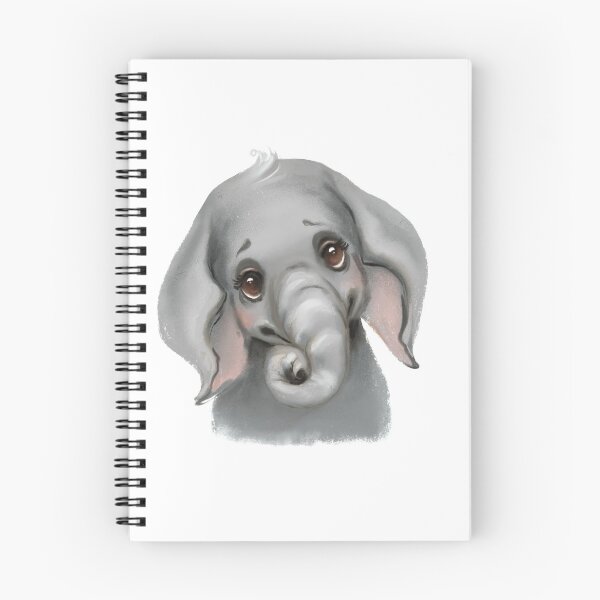Item preview, elephant watercolor portraits designed and sold by Hartics.