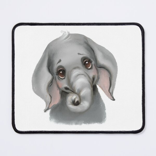 Item preview, elephant watercolor portraits designed and sold by Hartics.