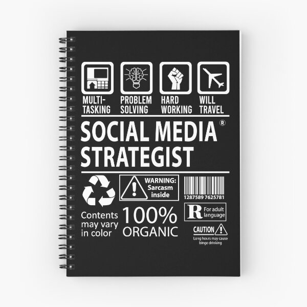 Item preview, Social Media Strategist T Shirt - MultiTasking Certified Job Gift Item Tee designed and sold by sabinacsnm.