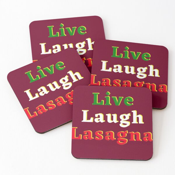 Item preview, Live Laugh Lasagna yellow designed and sold by AmonRa16.