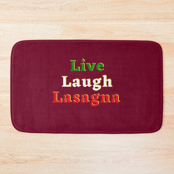 Item preview, Live Laugh Lasagna yellow designed and sold by AmonRa16.